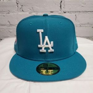 New Era 59Fifty Fitted Hat LA Dodgers Size 7 5/8 1988 World Series Side Patch